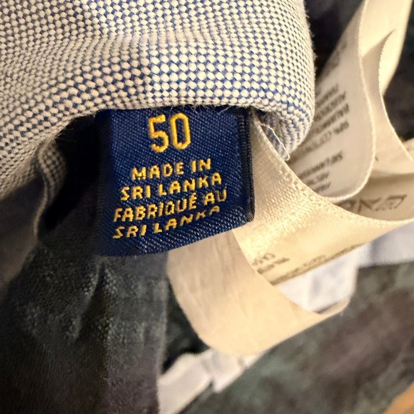 Polo Ralph Lauren Mens 50 Plaid Seersucker Shorts Stretch Classic Fit Navy Green - Picture 4 of 9